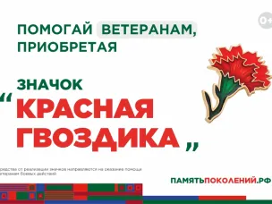 Ежегодная всероссийская акция помощи ветеранам «Красная гвоздика» стартует 10 апреля