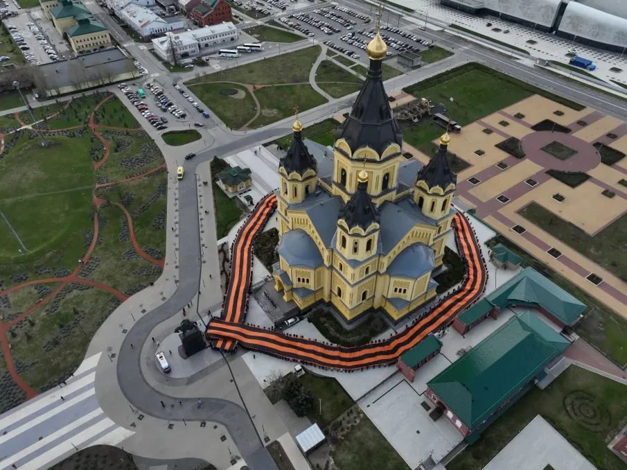 В Нижегородской области прошел молодёжный патриотический флешмоб, в честь дня Великой Победы