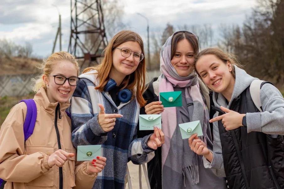 Нижегородские студотряды в рамках экологической акции убрали 90 килограммов мусора на Окском откосе